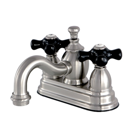 Kingston Brass KS7108PKX 4" Centerset Bathroom Faucet, Brushed Nickel KS7108PKX